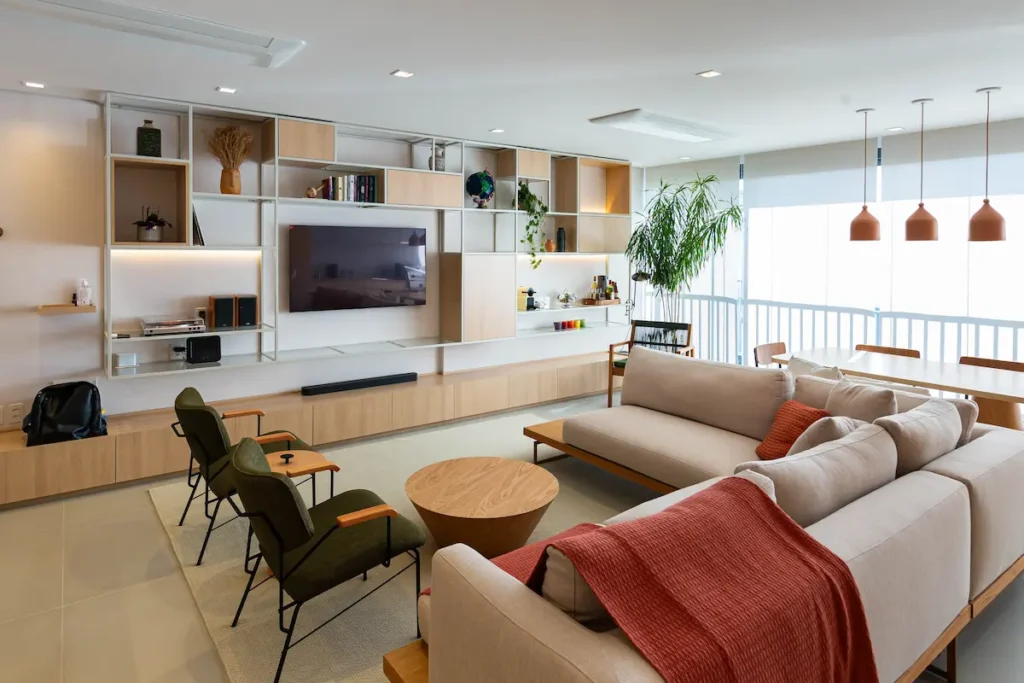 Home 1 Projeto de marcenaria de alto padrão executado pela Talent em residência moderna.